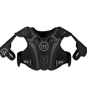 WARRIOR YOUTH BURN NEXT SHOULDER PAD all black.